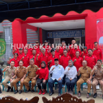 BUPATI KUKAR MENGHADIRI PENGUKUHAN FORUM RT KELURAHAN TIMBAU BESERTA CAMAT TENGGARONG