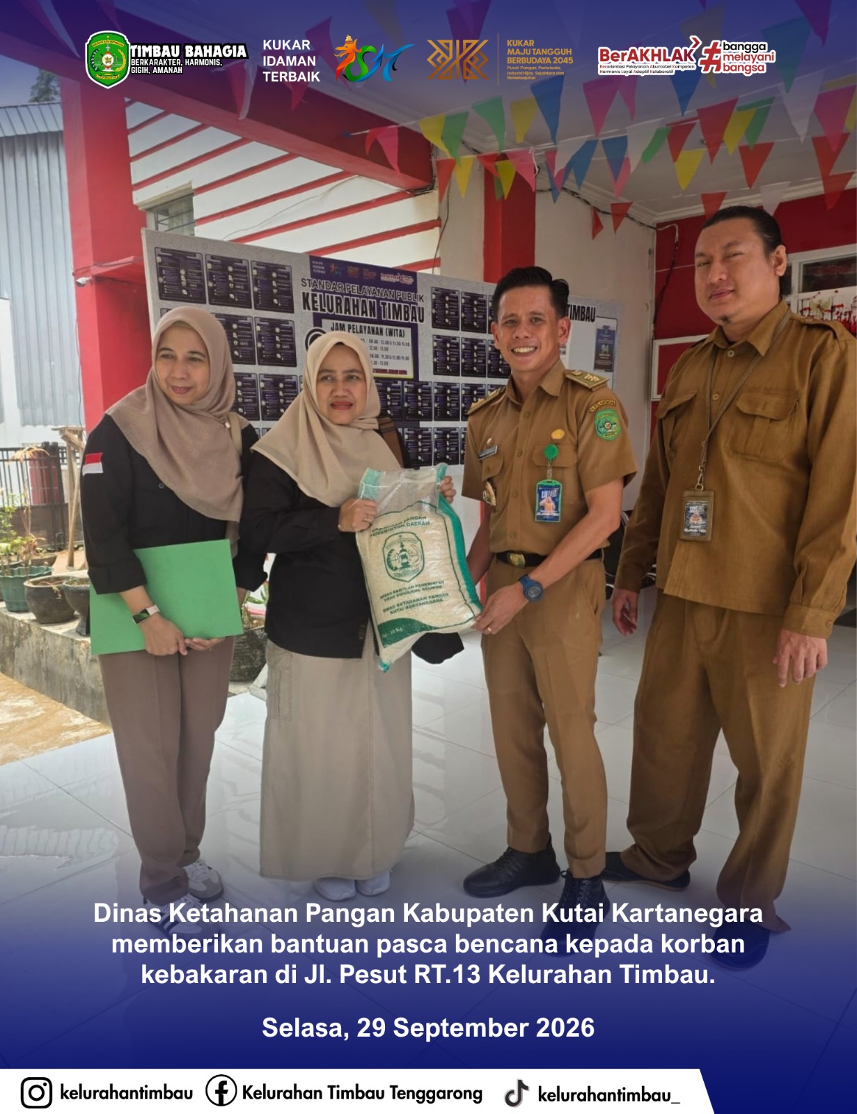 BANTUAN DINAS KETAHANAN PANGAN KABUPATEN KUTAI KARTANEGARA