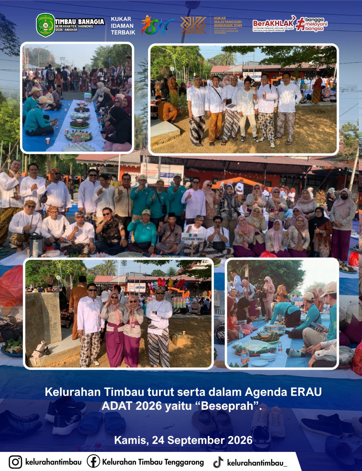 KELURAHAN TIMBAU BESEPRAH BERSAMA WARGA